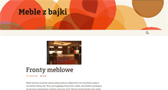 Desktop Screenshot of meblezbajki.com.pl
