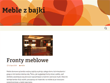 Tablet Screenshot of meblezbajki.com.pl
